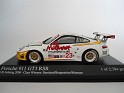 1:43 Minichamps Porsche 911 (996) GT3 RSR 2004 White W/Yellow Stripes. Uploaded by indexqwest